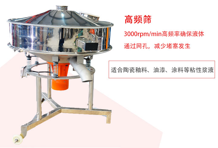 該產(chǎn)品是針對漿液過濾設(shè)計的一種高頻篩分機。