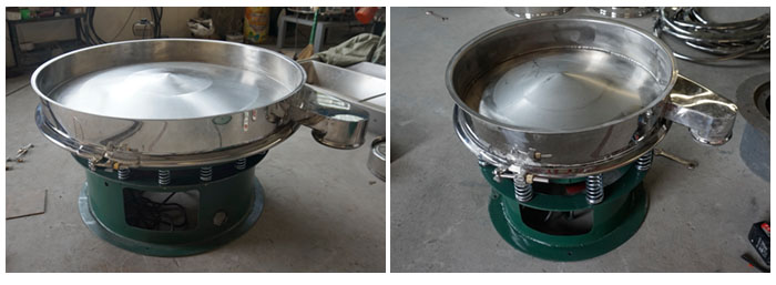 旋振篩底框安裝在振動體上面。