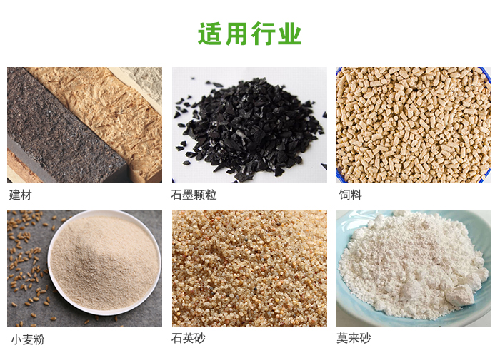 高頻振動篩主要用于化工，建材，石墨顆粒，飼料，小麥粉，石英砂，豆?jié){，果汁等各種物料的干法、濕法篩分、分級、脫水，過濾。